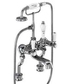 Burlington Kensington Regent - Chrome Deck Mounted Bath/Shower Mixer - KER15