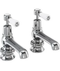 Burlington Kensington Regent - Chrome Basin Taps 5" - KER2