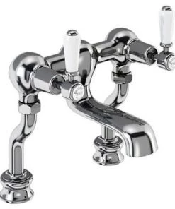 Burlington Kensington Regent - Chrome Deck Mounted Bath Filler - KER23