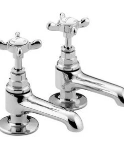 Bristan 1901 Basin Taps - Chrome