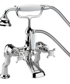 Bristan 1901 Luxury Pillar Bath Shower Mixer - Chrome Plated - N-LBSM-C