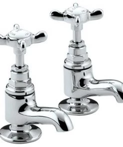 Bristan 1901 Traditional Vanity Basin Taps - Chrome Plated - N-VAN-C-CD