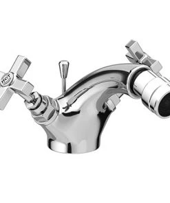 Olympia Art Deco Bidet Mixer Tap + Pop Up Waste
