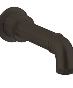 Crosswater MPRO Industrial Wall Mounted Bath Spout - Carbon Black - PRI0370WM