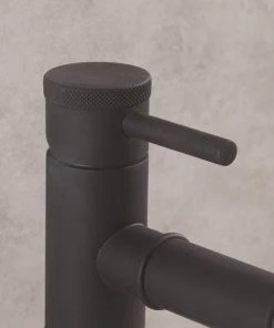 Crosswater MPRO Industrial Monobloc Basin Mixer - Carbon Black - PRI110DNM -Cheap Traditional Taps Store PRI110DNM D2 460