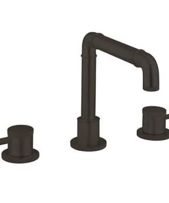 Crosswater MPRO Industrial 3 Hole Set Basin Mixer - Carbon Black - PRI135DNM