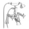 Regent Traditional Bath Shower Mixer Taps - Chrome
