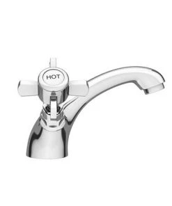 Regent Traditional Mono Basin Mixer - Chrome -Cheap Traditional Taps Store REG003 d5 460
