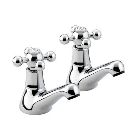 Bristan - Regency Basin Taps - Chrome Plated - R-1/2-C 3 Bristan - Regency Basin Taps - Chrome Plated - R-1/2-C