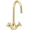 Deva Venetian Mono Sink Mixer with Swivel Spout - Gold - SM057/501 1 Deva Venetian Mono Sink Mixer with Swivel Spout - Gold - SM057/501 -Cheap Traditional Taps Store SM057 501 p