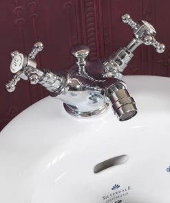 Silverdale Victorian Bidet Monobloc with Pop Up Waste Chrome