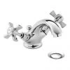 Heritage - Dawlish Mono Basin Mixer with Pop-up Waste - Chrome - TDCC04 -Cheap Traditional Taps Store TDCC04 P