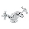 Heritage - Dawlish Bidet Mixer with Pop-up Waste - Chrome - TDCC05
