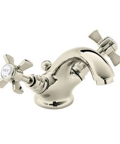 Heritage - Dawlish Mono Basin Mixer with Pop-up Waste - Vintage Gold - TDCG04