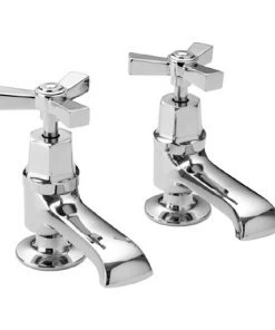 Heritage - Gracechurch Basin Pillar Taps - TGRDC00