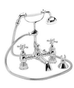 Heritage - Hartlebury Bath Shower Mixer - Chrome - THRC02