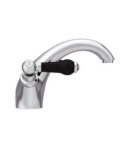 Chatsworth 1928 Traditional Black Lever Mono Basin Mixer Tap -Cheap Traditional Taps Store TRAD013D BLK d3 460